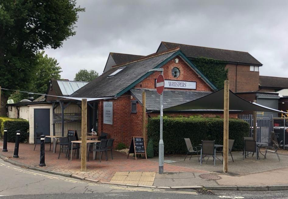 Inside Whispers Café